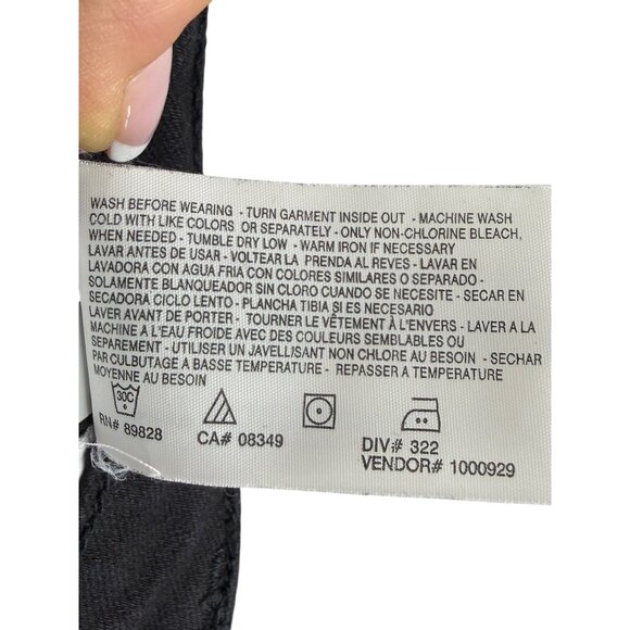 Rachel Roy Black Mid-Rise Studded Skinny Jeans 28 | Rockstar Girlfriend Grunge - Picture 15 of 15